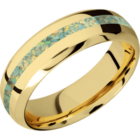 10K Yellow Gold + Polish , Polish Finish