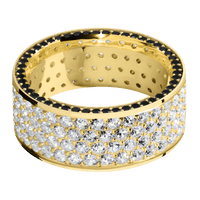 18K Yellow Gold + Polish Finish