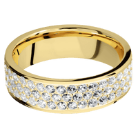 14K Yellow Gold + Polish Finish