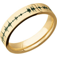 10K Yellow Gold + Polish Finish