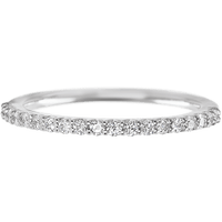 Platinum band with 21 Round Lab Grown Diamond having TCW-.32