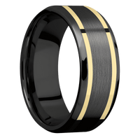 Zirconium + Satin , Polish Finish