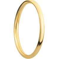 14K Yellow Gold + Polish Finish