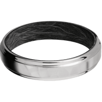 Titanium + Rockpolish , Polish Finish + Forged Carbon Fiber