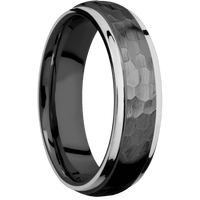 Zirconium + Hammer , Polish Finish