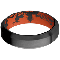 Zirconium + Bead , Bead Finish + Hunter Orange