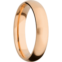 18K Rose Gold + Satin Finish