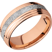 14K Rose Gold + Polish , Polish Finish