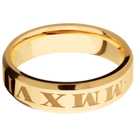 14K Yellow Gold + Polish , Polish Finish