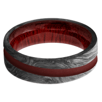 Forged Carbon Fiber + None Finish + Blood Wood