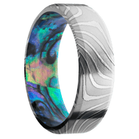 Flattwist + Polish Finish + Abalone