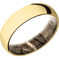 18K Yellow Gold + Polish Finish + King's Woodland