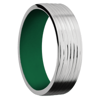 Palladium Silver + Treebark3 Finish + Green