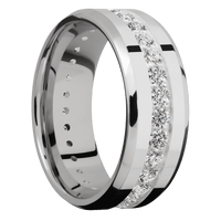 18K White Gold + Polish , Polish Finish