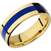 14K Yellow Gold + Polish Finish