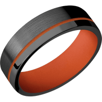 Zirconium + Satin , Polish Finish + Hunter Orange