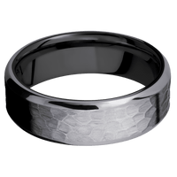Tantalum + Hammer , Polish Finish + Zirconium