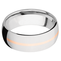 18K White Gold + Polish Finish