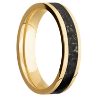 10K Yellow Gold + Polish Finish