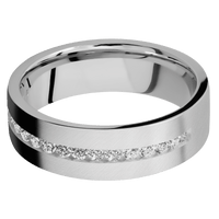 14K White Gold + Anglesatin Finish
