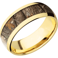 14K Yellow Gold + Polish Finish