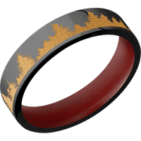 Zirconium + Polish Finish + Crimson