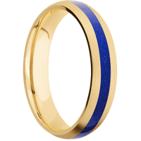 10K Yellow Gold + Satin Finish