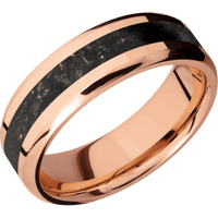 14K Rose Gold + Polish , Polish Finish