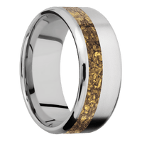 10K White Gold + Bead , Bead Finish
