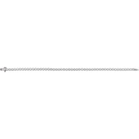 14K White Gold 3 1/2 CTW Lab-Grown Diamond Bezel-Set 7" Bracelet