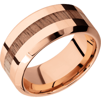 14K Rose Gold + Polish , Polish Finish