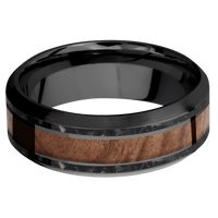 Zirconium + Polish , Satin Finish