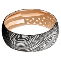 Marble + Acid Finish + 14K Rose Gold