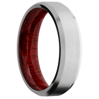 Platinum + Satin , Bead Finish + Blood Wood