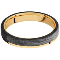 14K Yellow Gold + Polish Finish