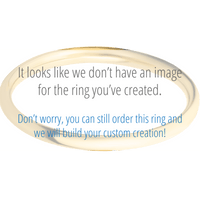 10K Yellow Gold + Satin Finish