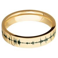 10K Yellow Gold + Polish Finish
