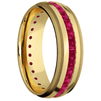 10K Yellow Gold + Anglesatin , Sand Finish