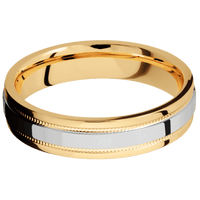 14K Yellow Gold + Polish , Polish Finish