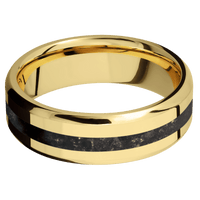 14K Yellow Gold + Polish , Polish Finish