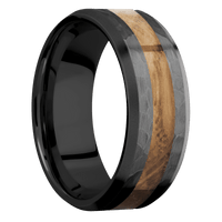 Zirconium + Hammer , Bead Finish