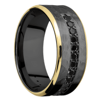 Zirconium + Hammer , Polish Finish
