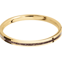 10K Yellow Gold + Polish Finish