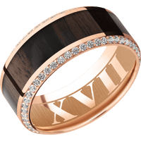 14K Rose Gold + Polish , Polish Finish