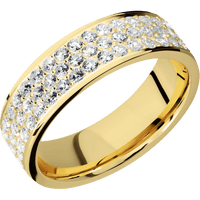 14K Yellow Gold + Polish Finish