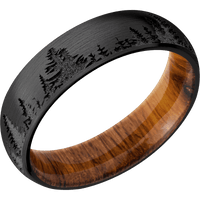 Zirconium + Satin Finish + Desert Iron Wood