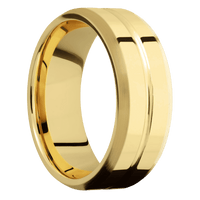 22K Yellow Gold + Polish , Polish Finish