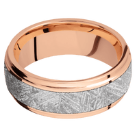 14K Rose Gold + Polish , Polish Finish