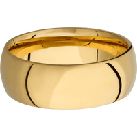 18K Yellow Gold + Polish Finish