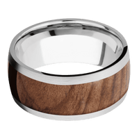 10K White Gold + Satin Finish